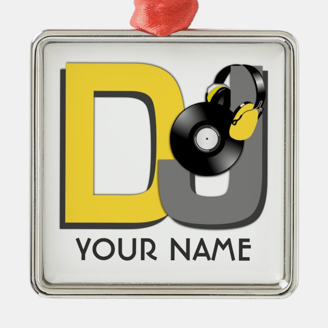 DJ custom ornament (Front)