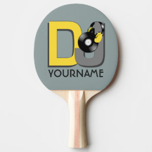 DJ custom ping pong paddle