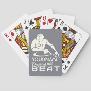 DJ custom playing cards