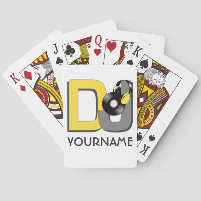 DJ custom playing cards (Back)