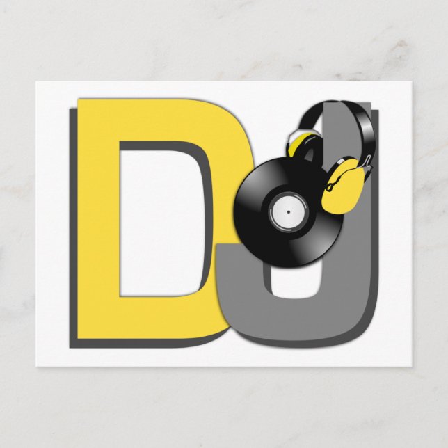 DJ custom postcard (Front)