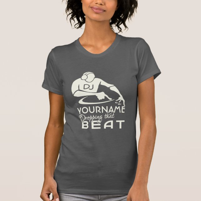 DJ custom shirt - choose style & colour (Front)