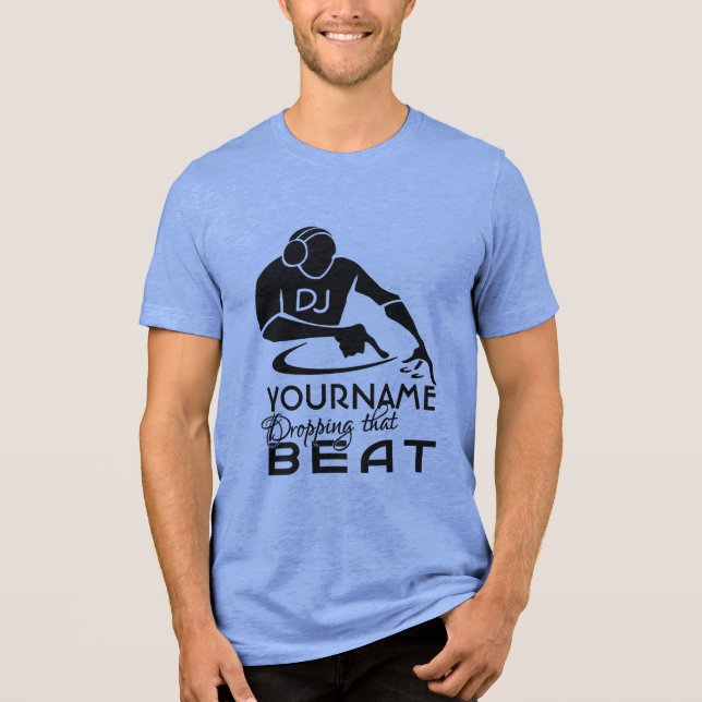 DJ custom shirt - choose style & colour (Front)