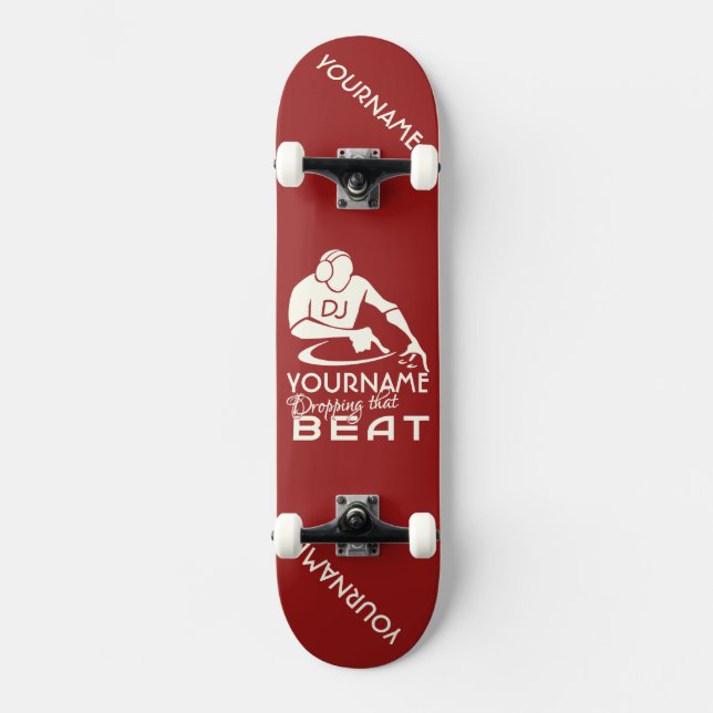 DJ custom skateboard (Front)