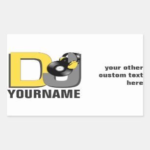 DJ custom stickers