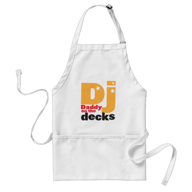 DJ Daddy on the DECKS Standard Apron (Front)