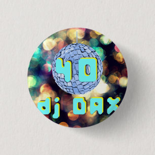 dj DAX logo40 3 Cm Round Badge