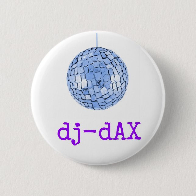 dj DAX logo 6 Cm Round Badge (Front)