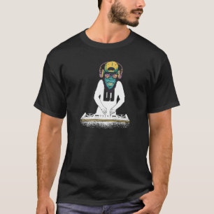 DJ Disc Jockey Monkey 3 T-Shirt