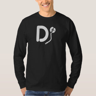 Dj Disc Jockey T Turntable Arm Design Music Inspir T-Shirt