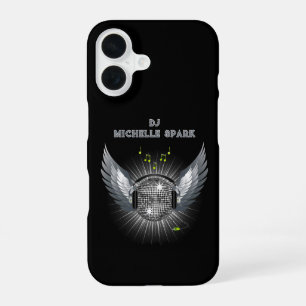 DJ Disco Ball Wings iPhone 16 Case