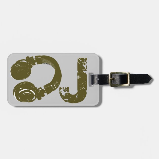 DJ - DJ's Luggage Tag (Front Horizontal)