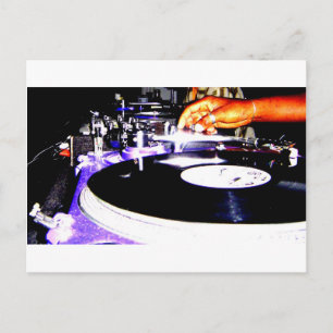 DJ Equipment Postcard