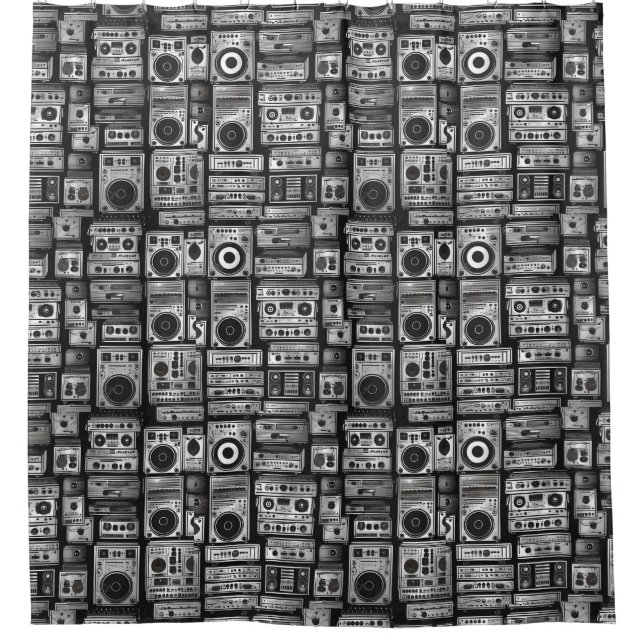 Dj Equipment Shower Curtain 1 (Front)