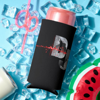 DJ.  Feel the music  Seltzer Can Cooler