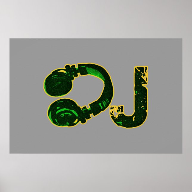 DJ for walls, play the music Poster (Front)