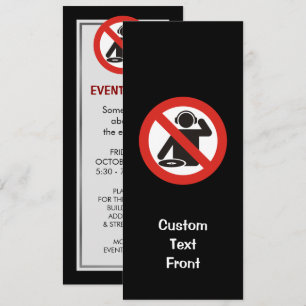 DJ Free Zone Invitation