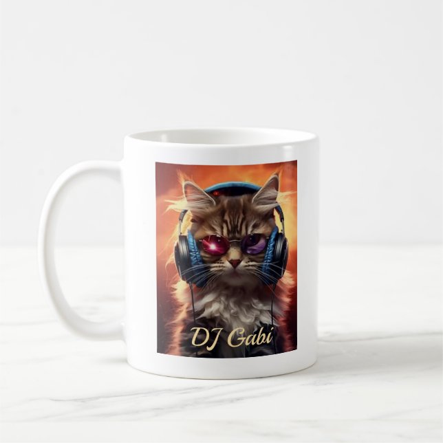 DJ Gabi 2 Coffee Mug (Left)