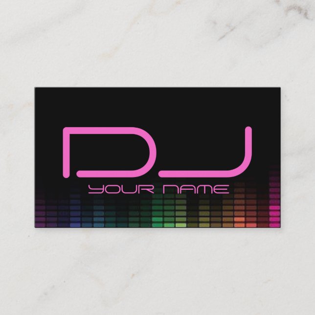 DJ Girl Business Card (Front)