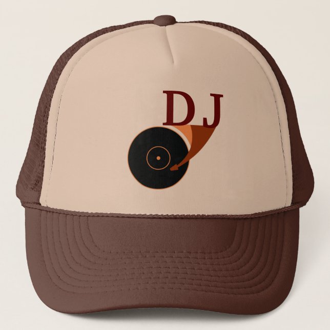 DJ hat cap party style cover sign (Front)