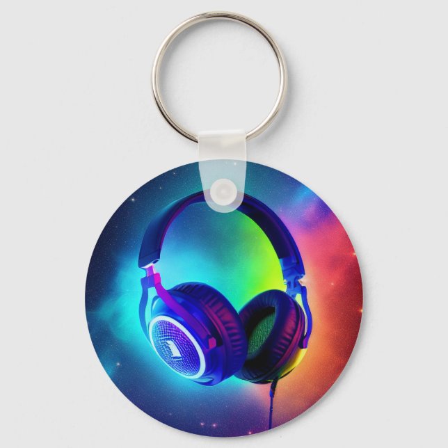 DJ Headphone Key Ring (Front)