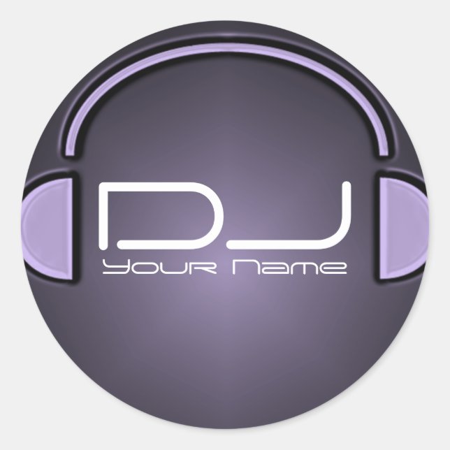 DJ Headphone Sticker (Front)