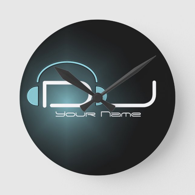 DJ Headphone Wall Clock (Front)