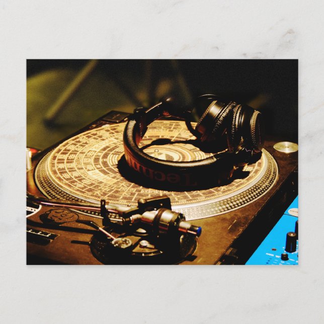 DJ Headphones1 Postcard (Front)