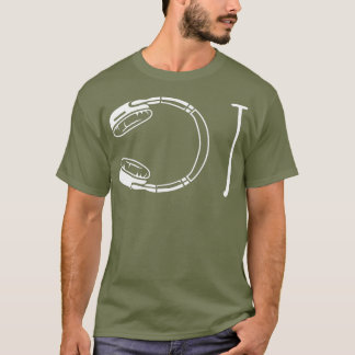 DJ Headphones DJ Themed Gift For Disc Jockeys T-Shirt