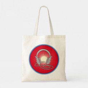 DJ Headphones Icon Tote Bag