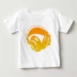 DJ Headphones - Music Disc Jockey DJing Loud Baby T-Shirt