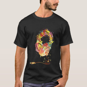 DJ Headphones Music Sound Long Sleeve T-Shirt