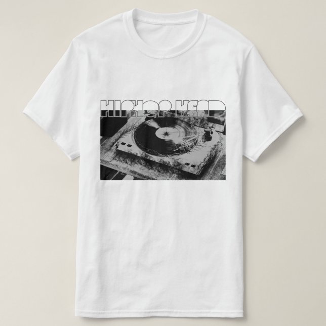 DJ HipHop Head T-Shirt (Design Front)
