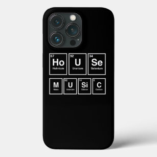 Dj House Music Relaxing Electronic Periodic Table  iPhone 13 Pro Case