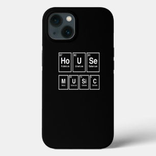 Dj House Music Relaxing Electronic Periodic Table iPhone 13 Case