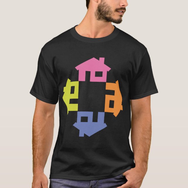 DJ House Music Tee by Stephen Hughes (Front)