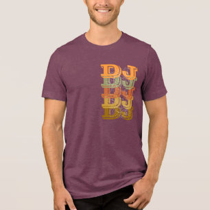DJ in different colours Tri-Blend Shirt