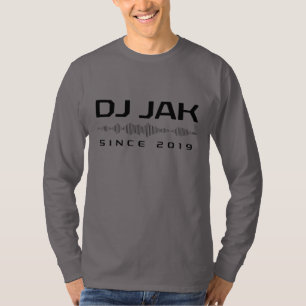DJ JAK Smoke Grey Soundwave Long Sleeve Tee