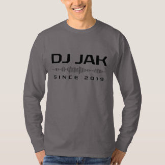DJ JAK Smoke Grey Soundwave Long Sleeve Tee