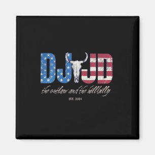 Dj Jd Ridin With The Outlaw And Hillbilly Trump 20 Magnet