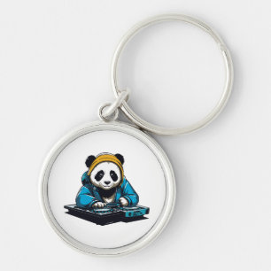 DJ Kawaii Panda Key Ring