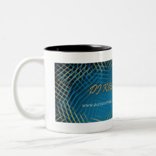 DJ Kitten Two-Tone Coffee Mug