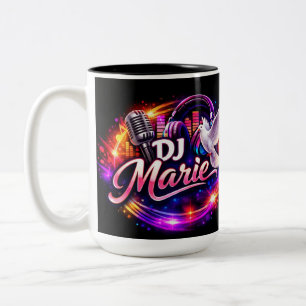 DJ MARIE 2 Two-Tone COFFEE MUG