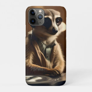 DJ Meerkat: Spinning Tracks in the Savanna, iPhone 11 Pro Case