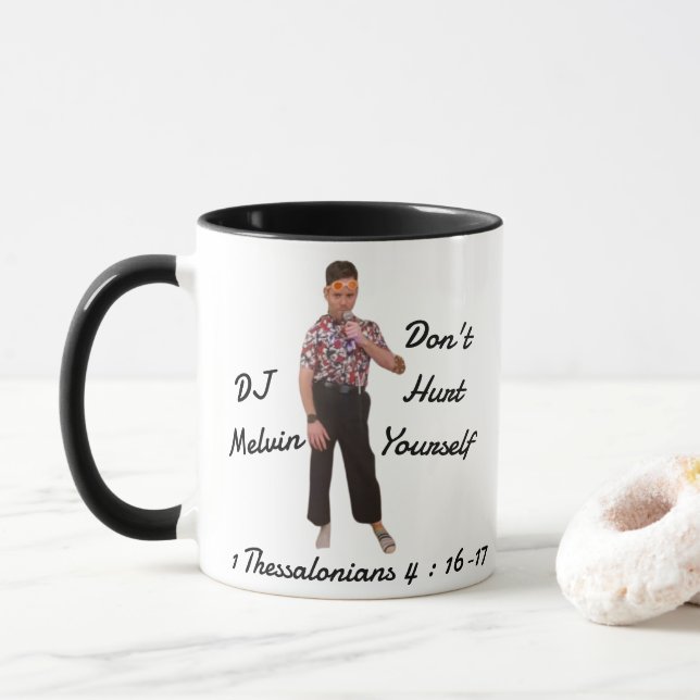 DJ Melvin Mug (With Donut)