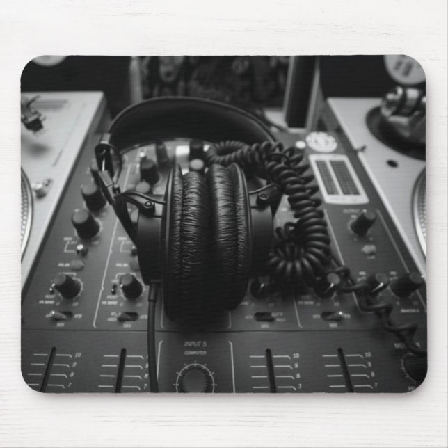 DJ Mixer Mouse Pad (Front)