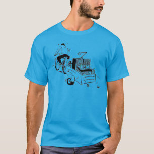 DJ Mobile Disco Record Player Cartoon T-Shirt