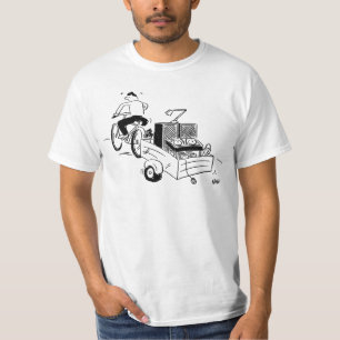 DJ Mobile Disco Record Player Cartoon T-Shirt
