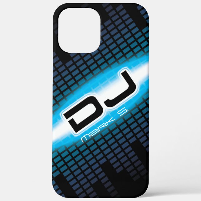 DJ Modern Sky Blue Case (Diagonal) (Back)