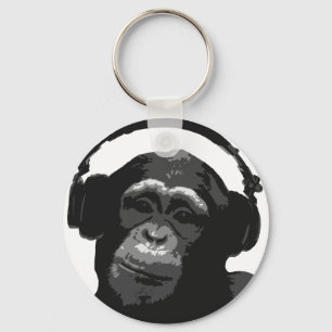 DJ MONKEY KEY RING